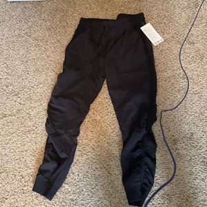 NWT Lululemon beyond the studio black joggers size 10